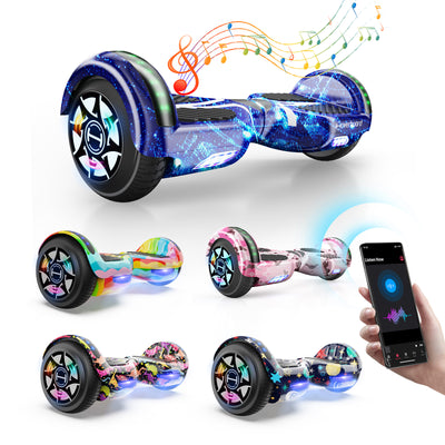 iHoverboard H4 Blau Bluetooth Hoverboard mit Sitz 6.5"