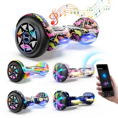 iHoverboard H1 Bluetooth LED Hoverboard 6,5" mit einer Reihe von Farben