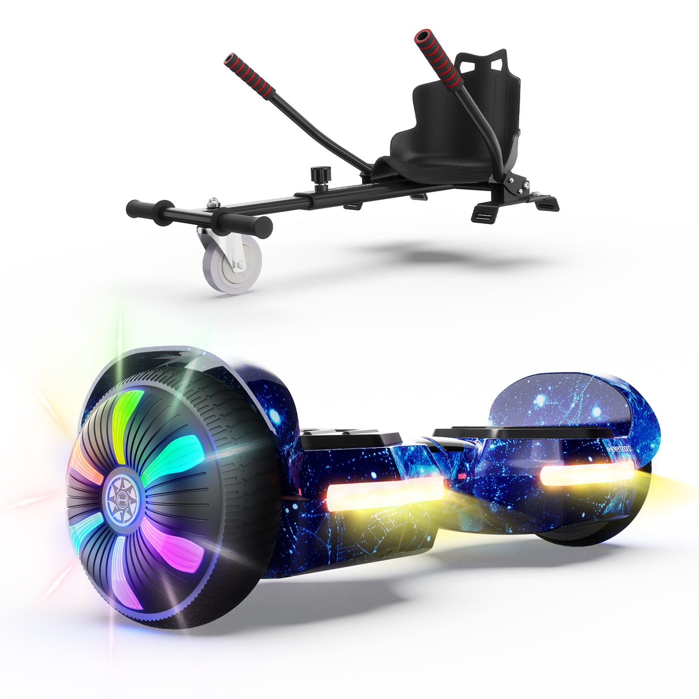 iHoverboard H1 Bluetooth LED Hoverboard 6,5" mit einer Reihe von Farben