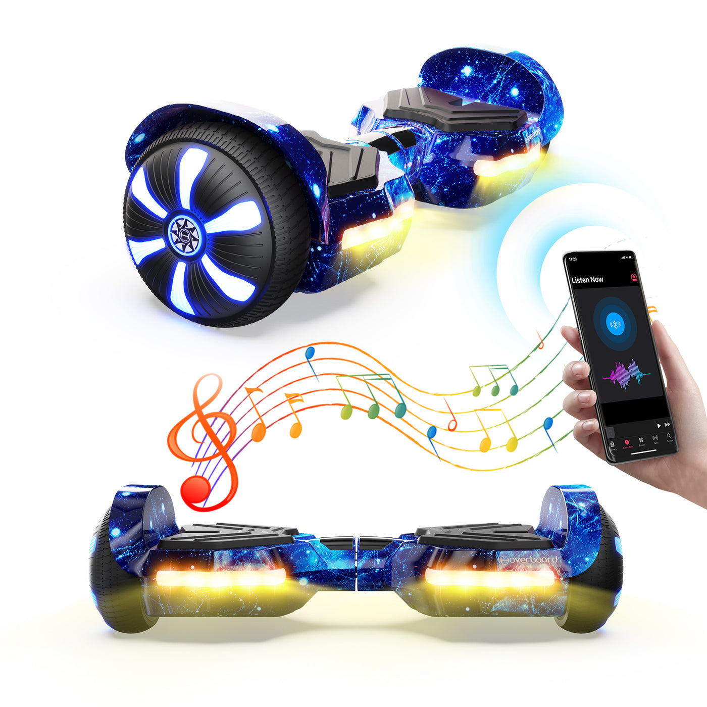 iHoverboard H1 Bluetooth LED Hoverboard Kinder 6,5"