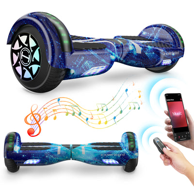 iHoverboard H1 Bluetooth LED Hoverboard 6,5" mit einer Reihe von Farben