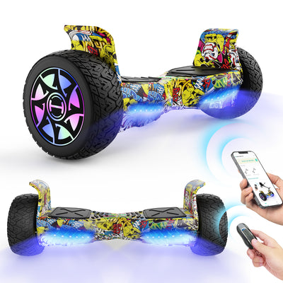 iHoverboard H8/H8Pro LED Gelbes Hoverboard Gelände 8.5"