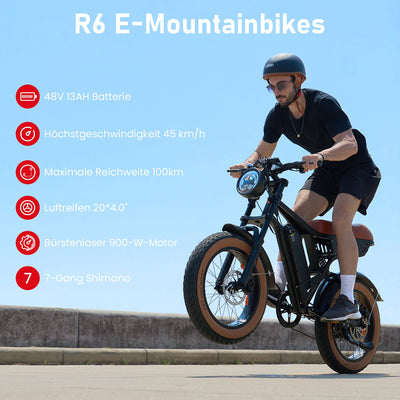 20″ Fat Tire E-Mountainbikes