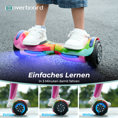 iHoverboard H1 Bluetooth LED Hoverboard 6,5" in mehreren Farben