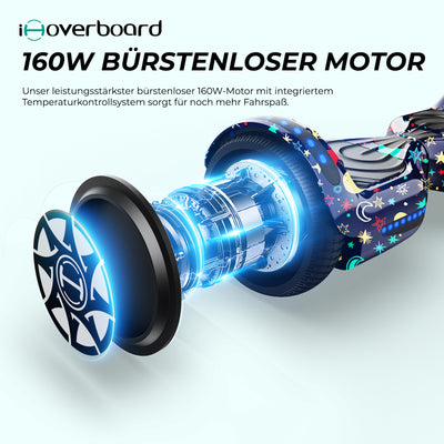 iHoverboard H1 Bluetooth LED Hoverboard 6,5" Mehrere Farboptionen