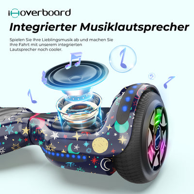 iHoverboard H1 Bluetooth LED Hoverboard 6,5" Mehrere Farboptionen