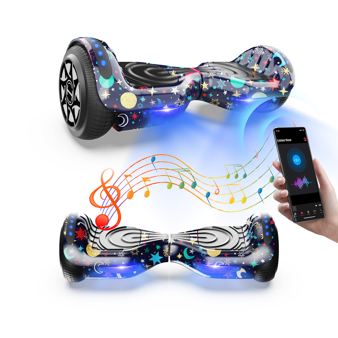 iHoverboard H1 Bluetooth LED Hoverboard 6,5"